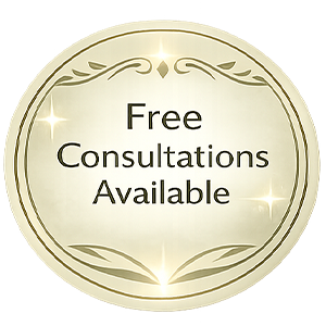Free Consultations Available Badge